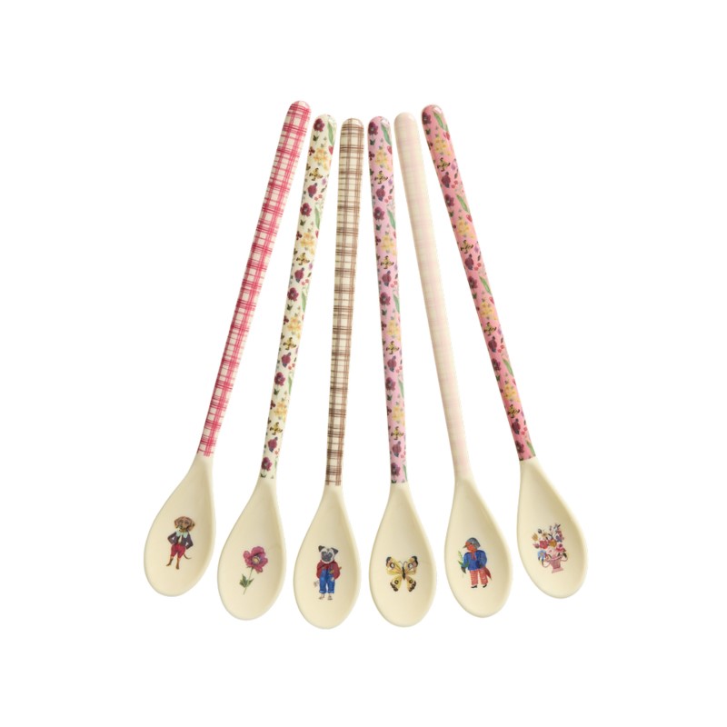 rice & Nathalie Lete  Melamine latte Spoon 6set(アソート)
